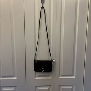 Rebecca Minkoff Black Crossbody Bag with Silver Accents